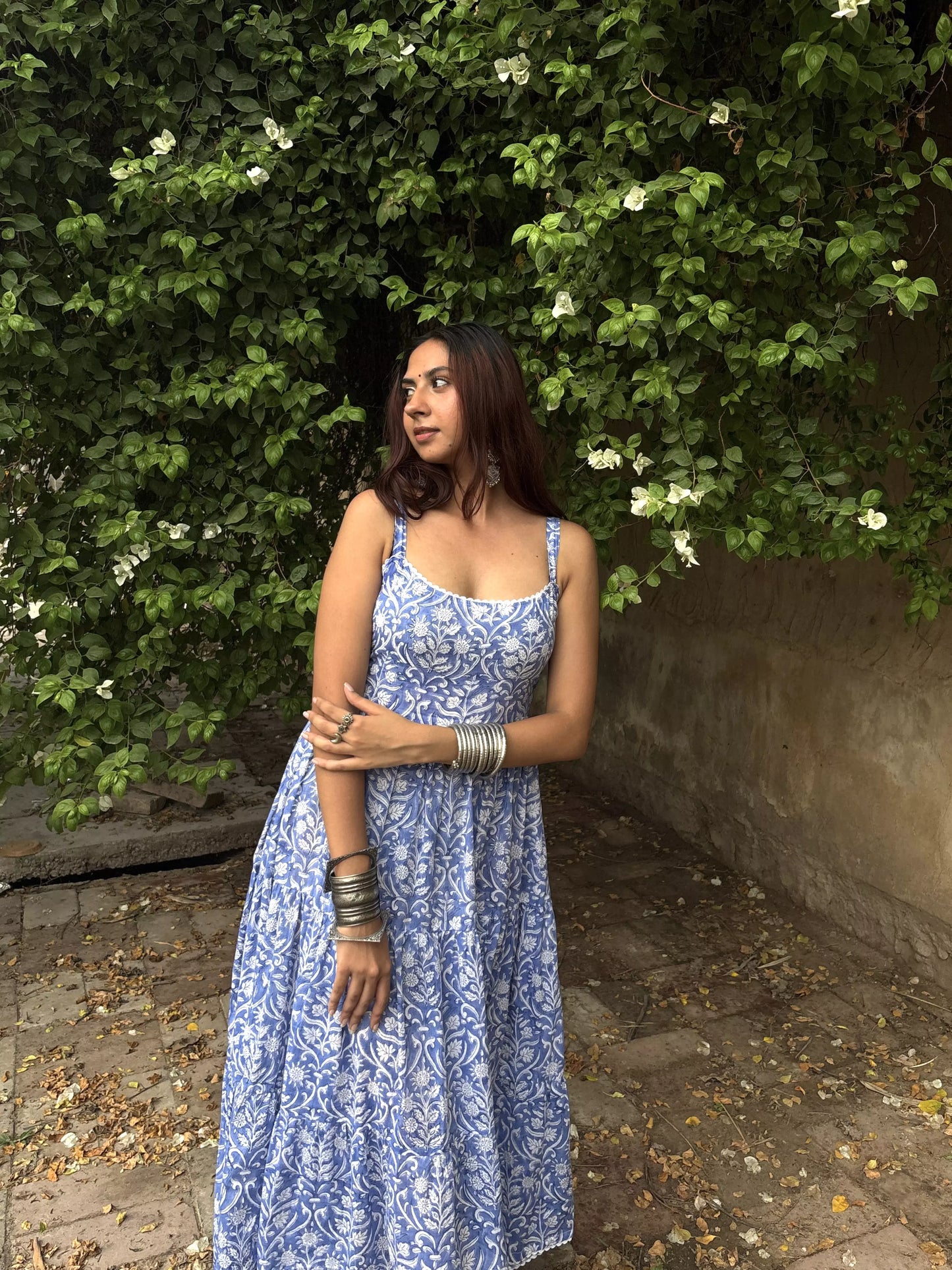 Blue Mirage Sleeveless Dress