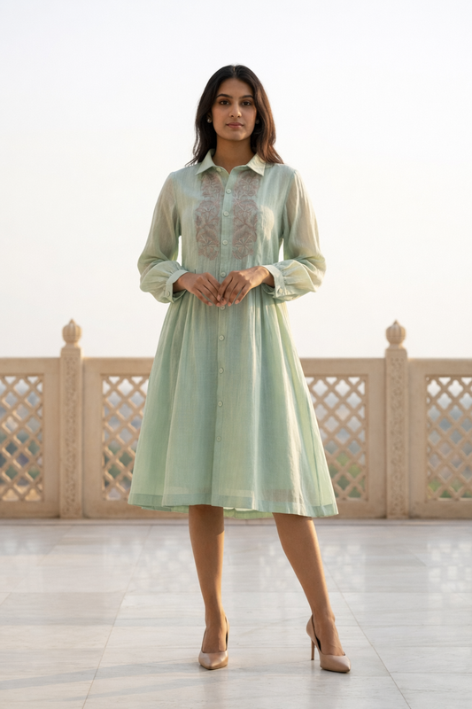 Sage Bloom Dress