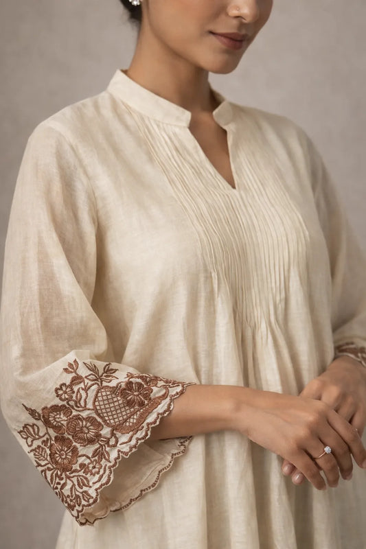 Earthy Bloom Chanderi Co-ord