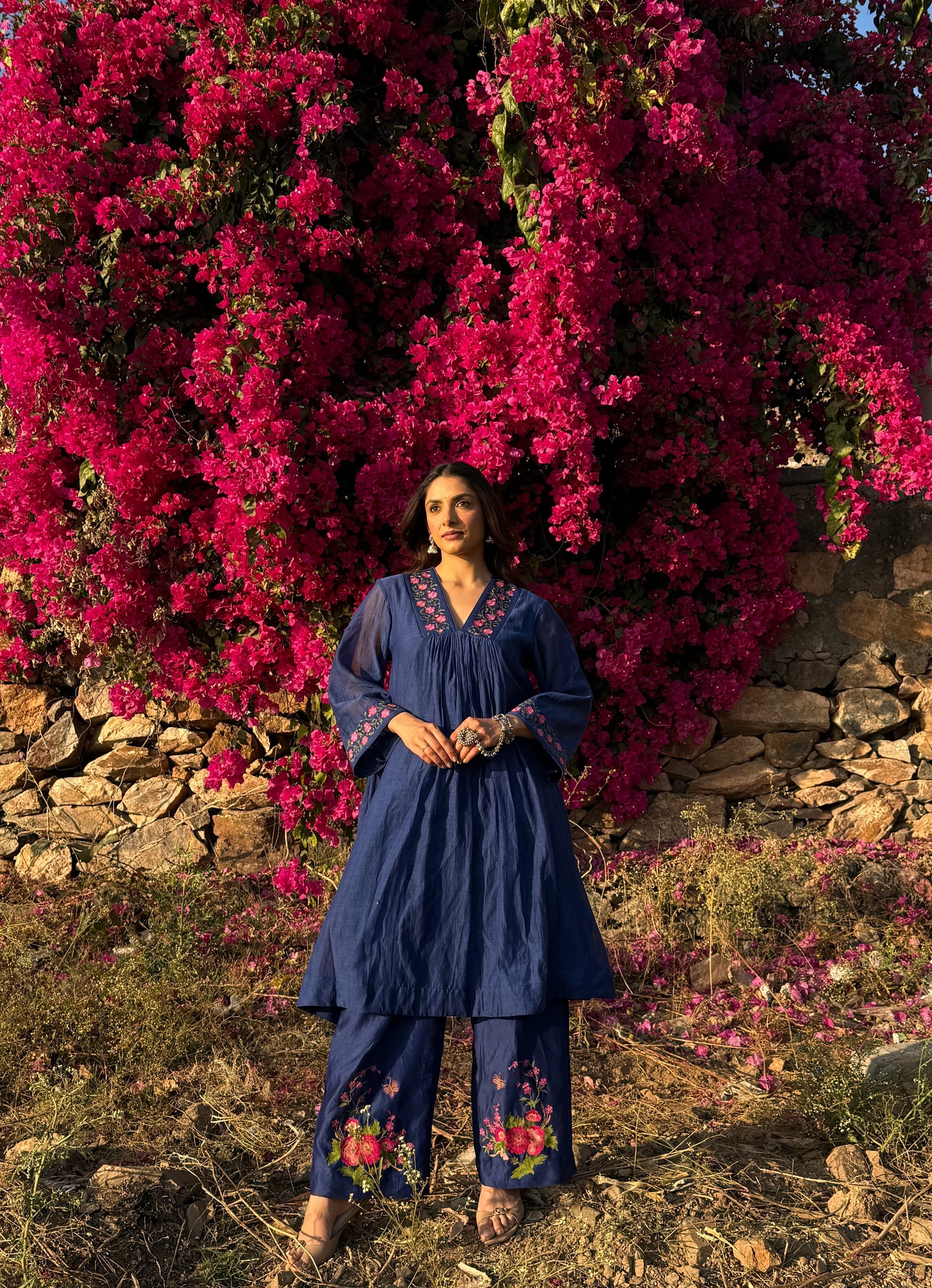 Mehru Chanderi Coord Set