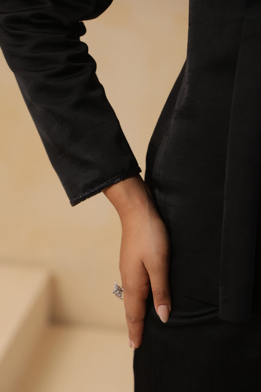 Noir Blazer Co-ord Set