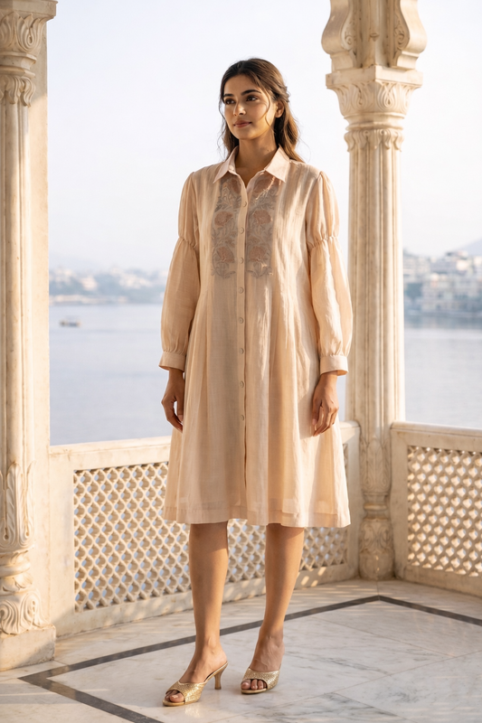 Peach Bloom Dress