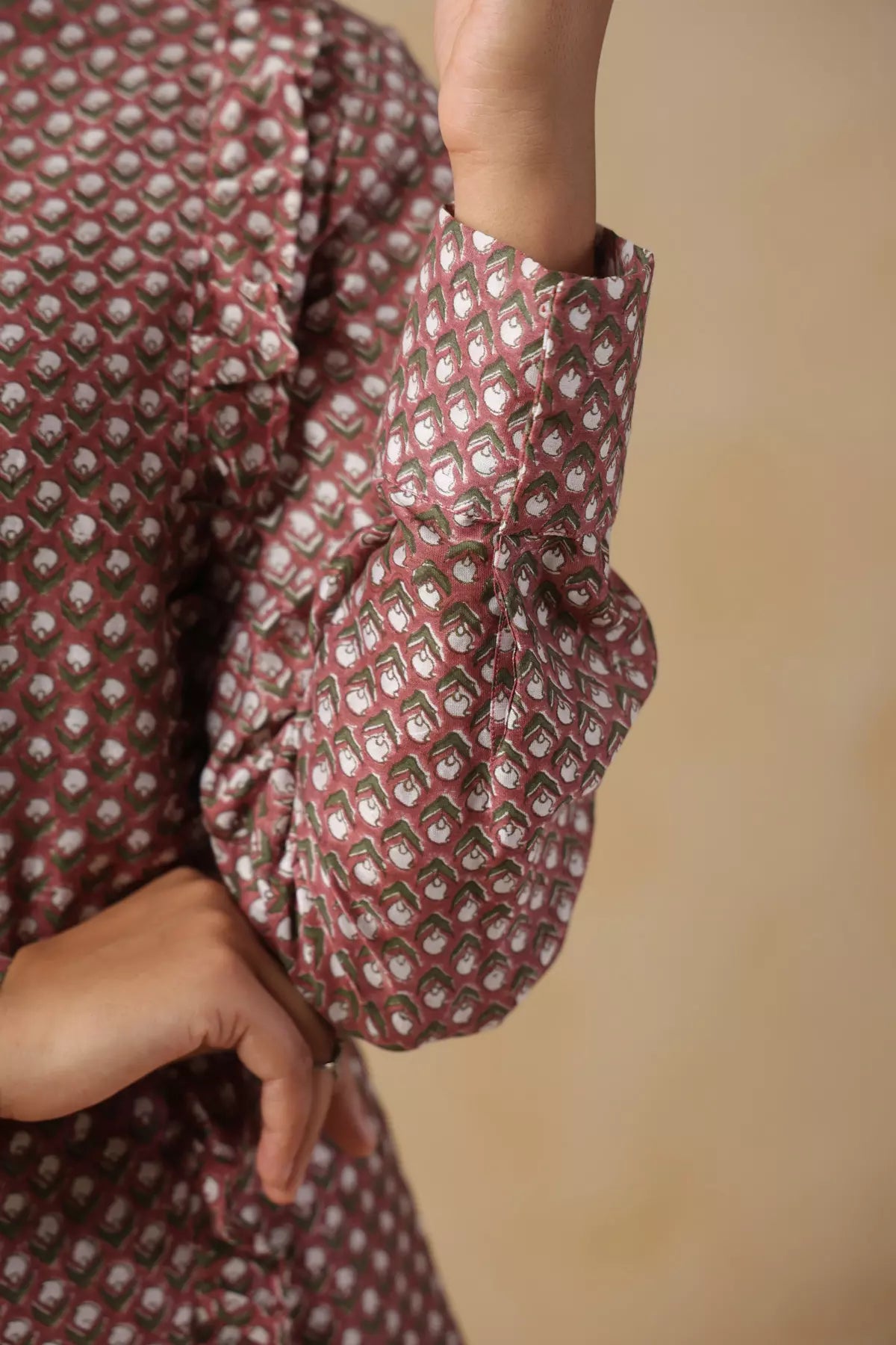 Terracotta Chanderi Dress