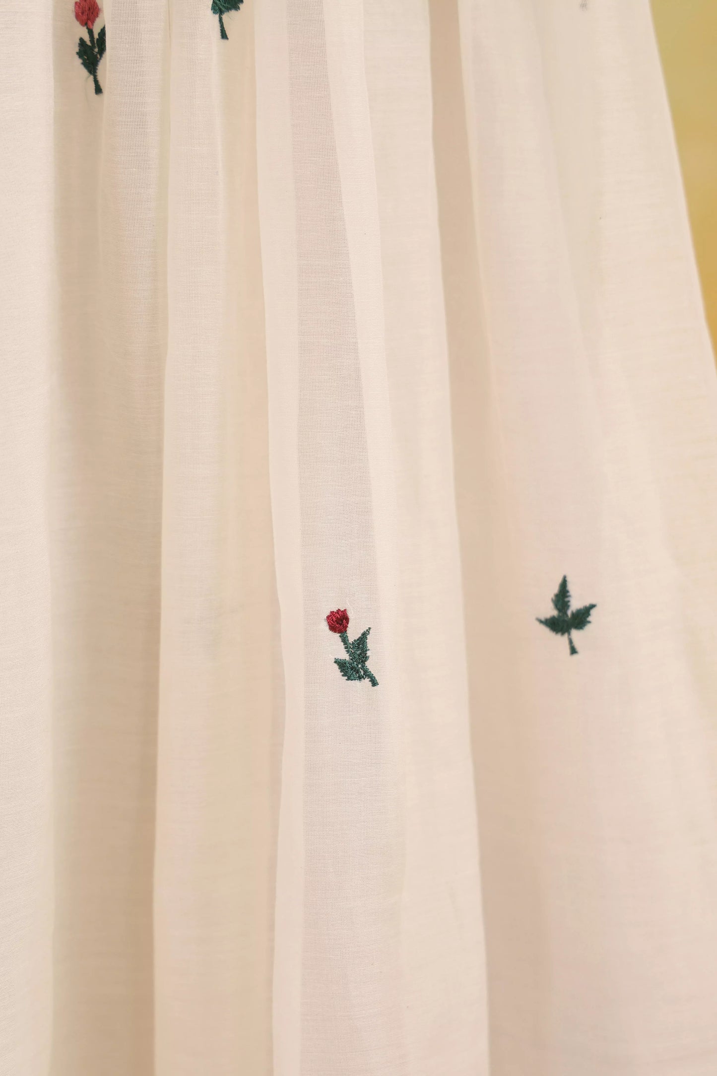 Gul Threaded Chanderi Dress