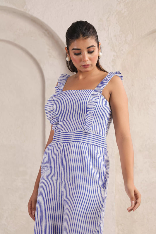 Blue Tide Jumpsuit