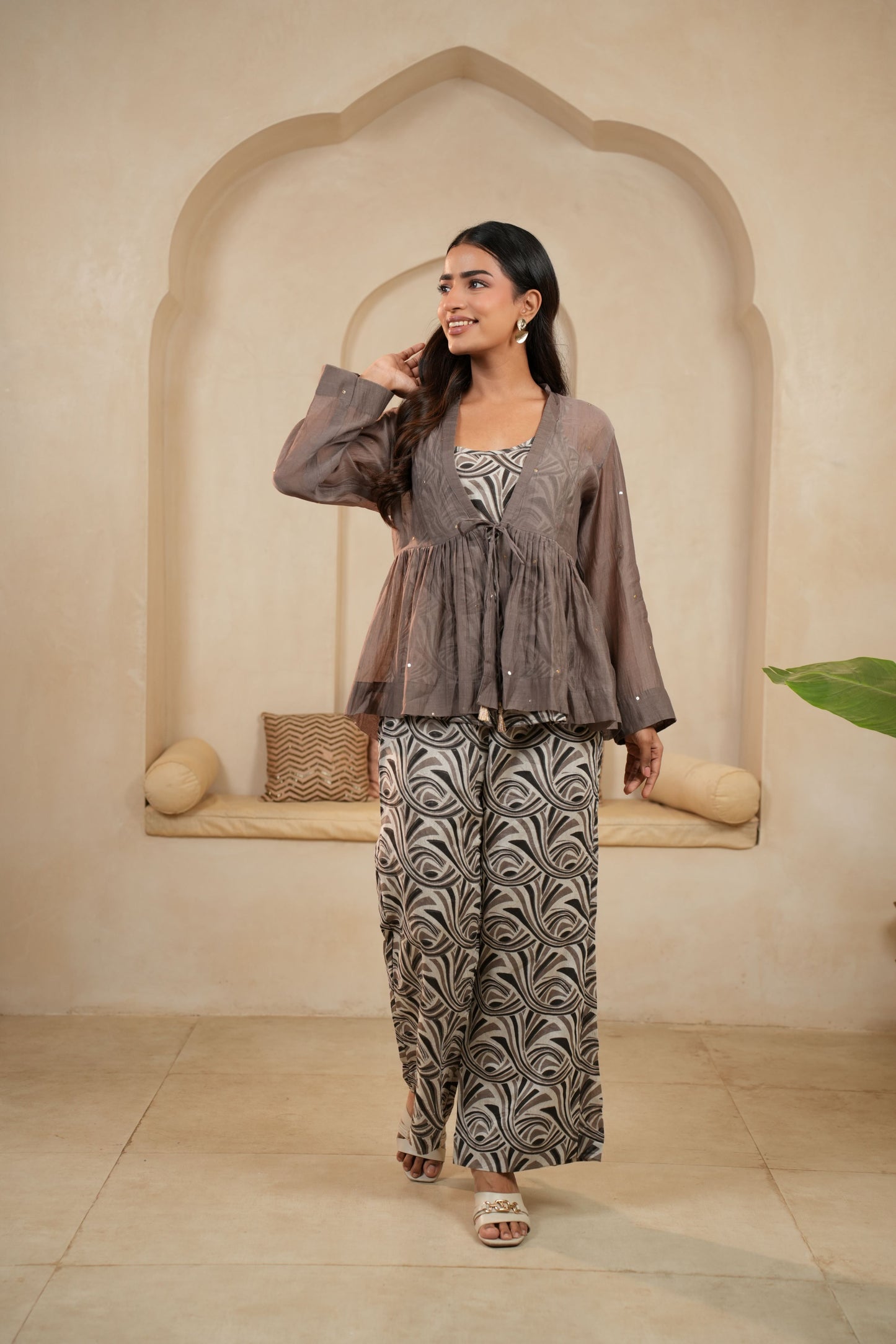 Terra Hand-block printed Coord