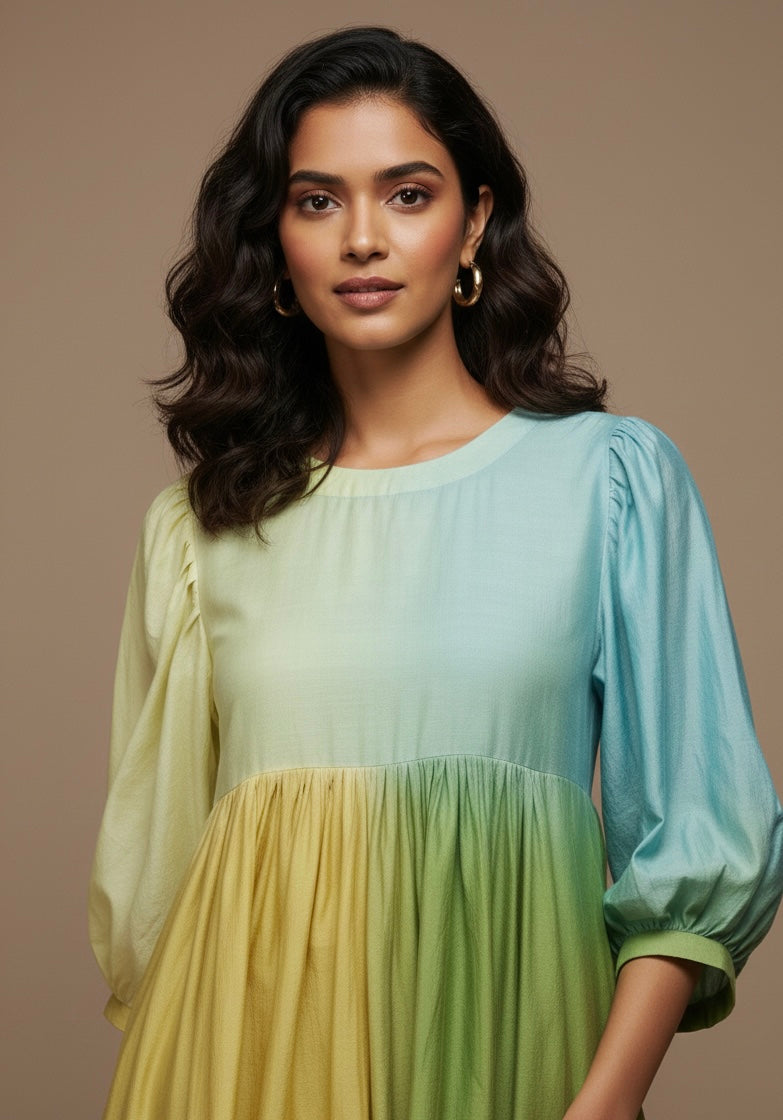 Aurora Chanderi Dress