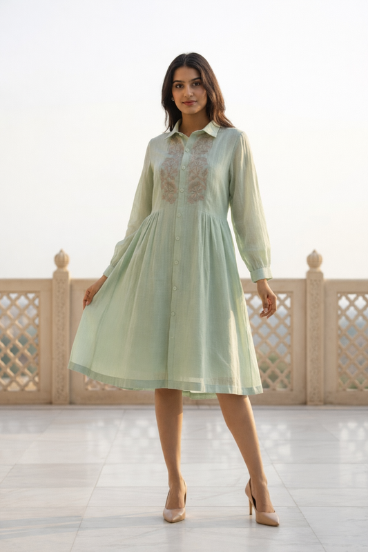 Sage Bloom Dress