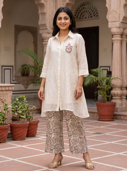 Ivory Blossom Co-ord Set