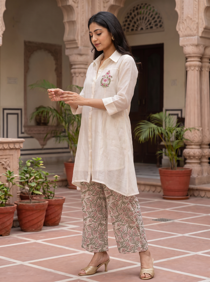 Ivory Blossom Co-ord Set