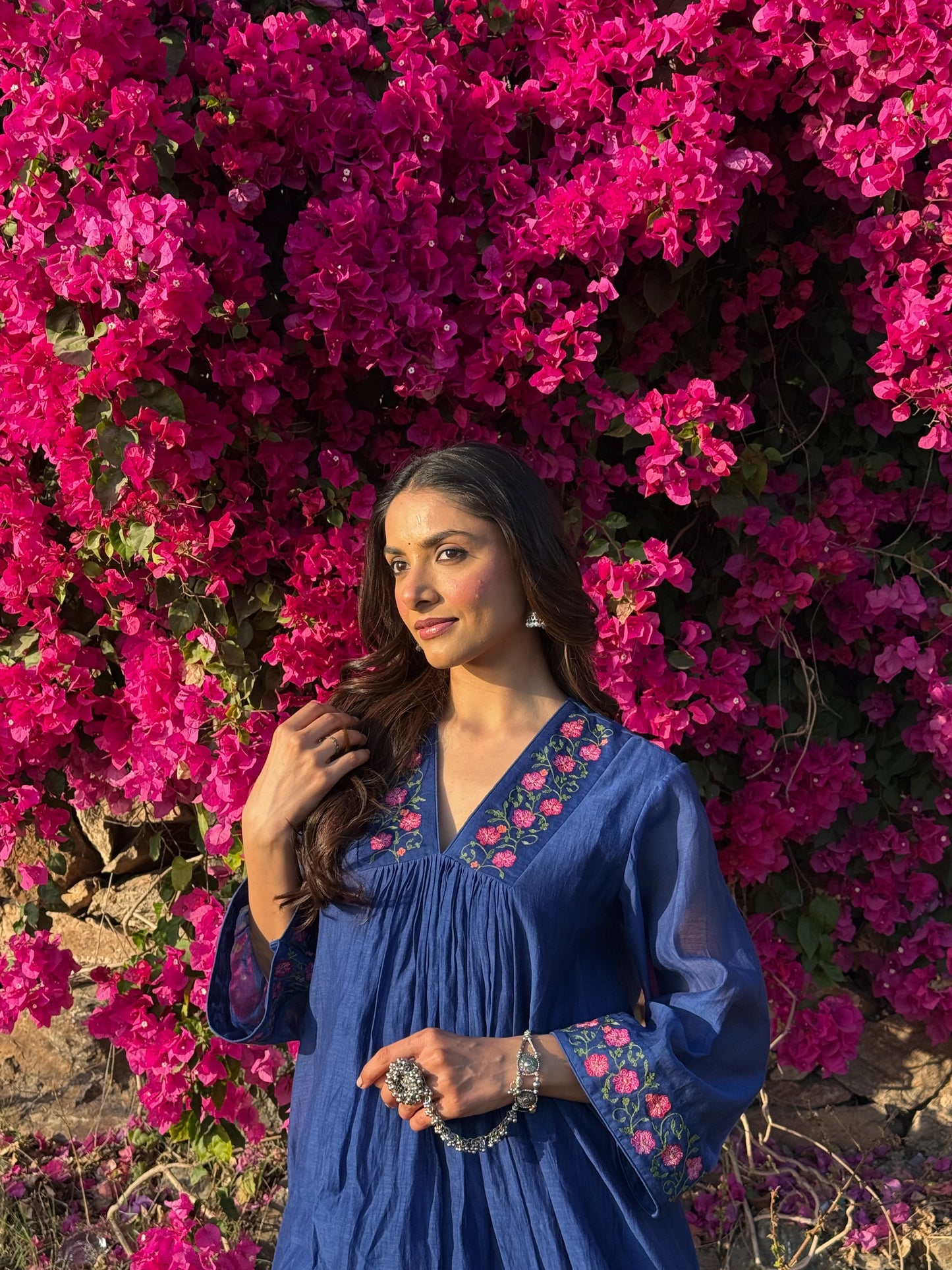 Mehru Chanderi Coord Set