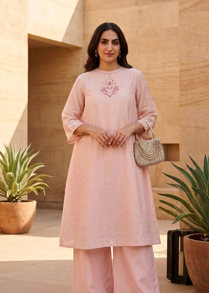 Blush Pink Dori Co-ord Set