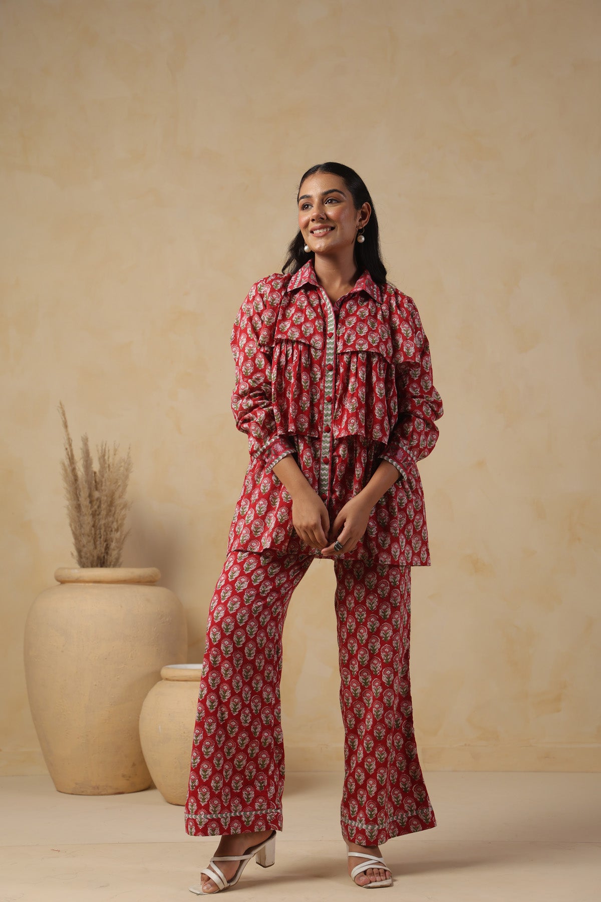 Gulmohar Frill Top